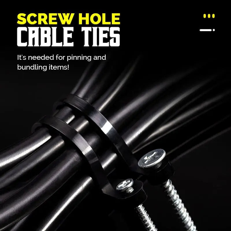 ScrewTie™ -  Kabelbinders met schroefgaten