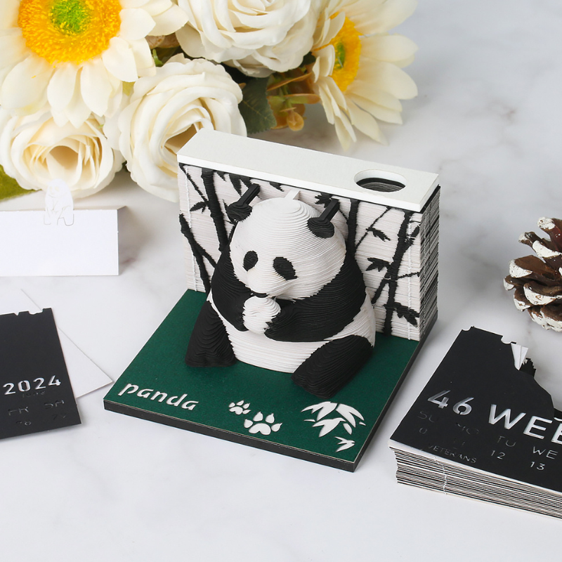 TimePiece® Calendar - Panda