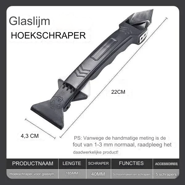 50% korting - FlexiScraper™ | 3-in-1 glaslijmschraper - 1+1 Gratis