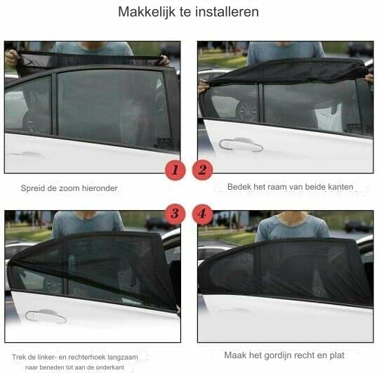 Laatste dag 50% korting - DriveCool™ Universal Car Sunshade - Houd de zon en insecten buiten!