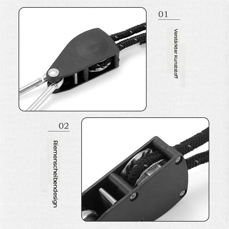 GustResist™ windbestendige kabel voor het afstellen van de katrol