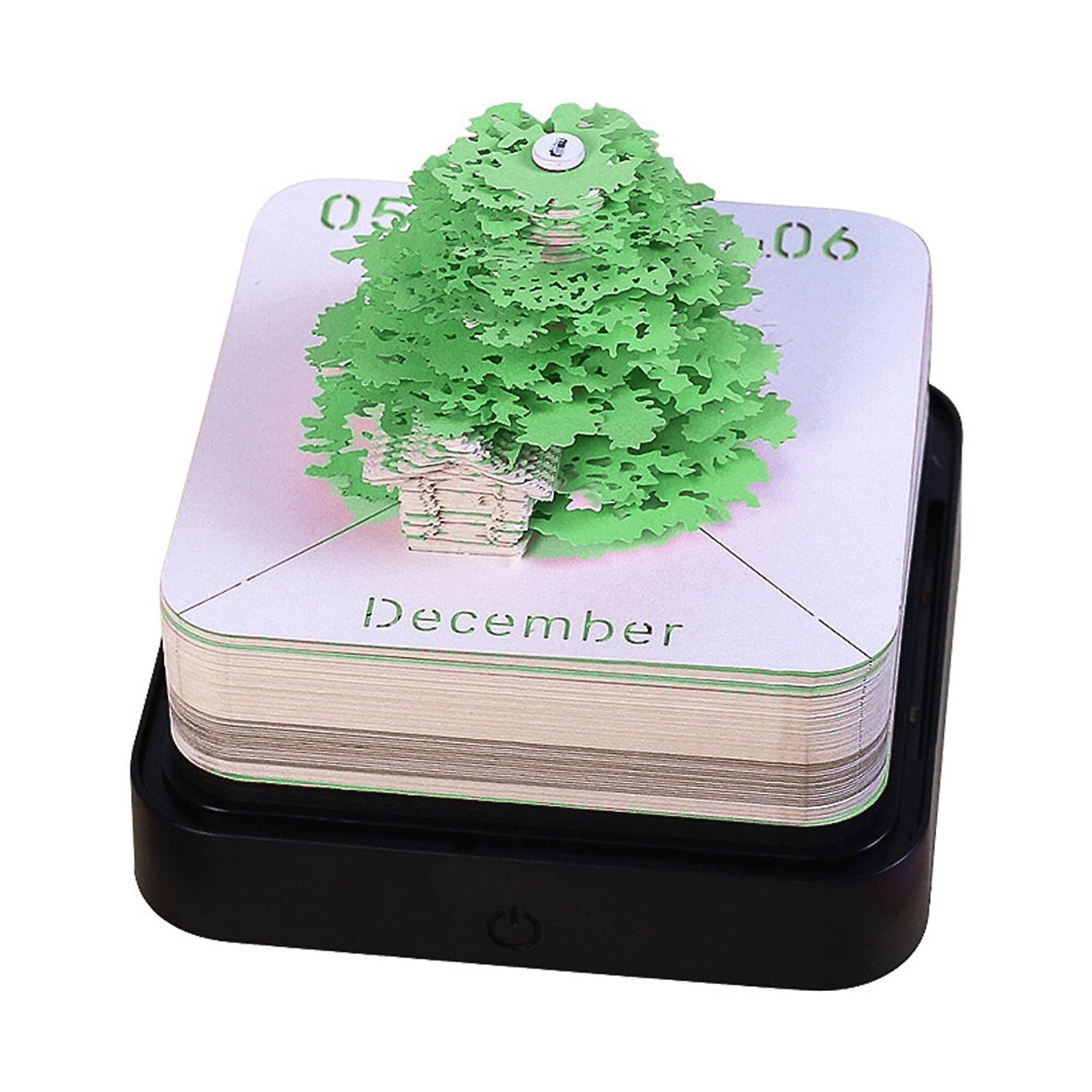 Green Summer Tree Calendar