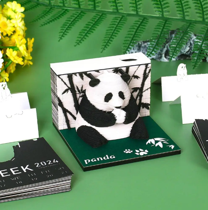 Panda Pals 3D Calendar