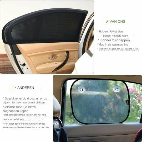 Laatste dag 50% korting - DriveCool™ Universal Car Sunshade - Houd de zon en insecten buiten!