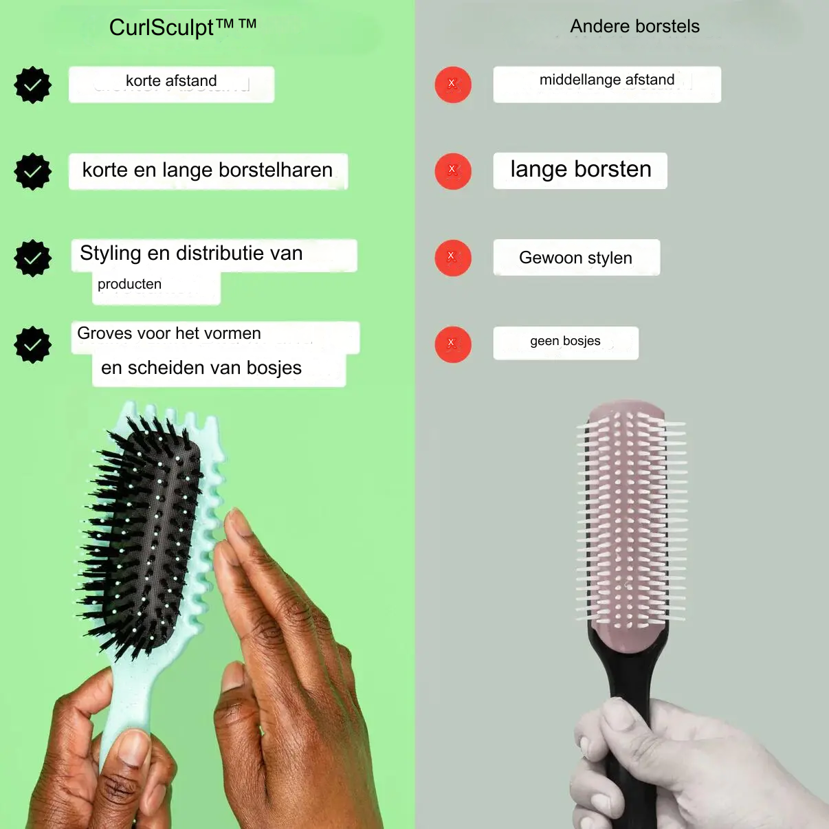 50% korting - CurlSculpt™ ProBorstel voor Lockenstyling - Laatste dag uitverkoop