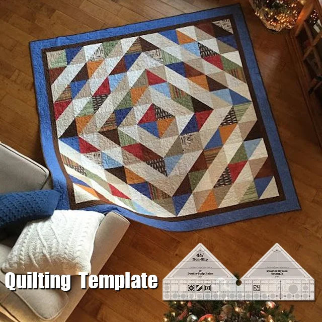 90 Degree Double-Strip Quilt Ruler