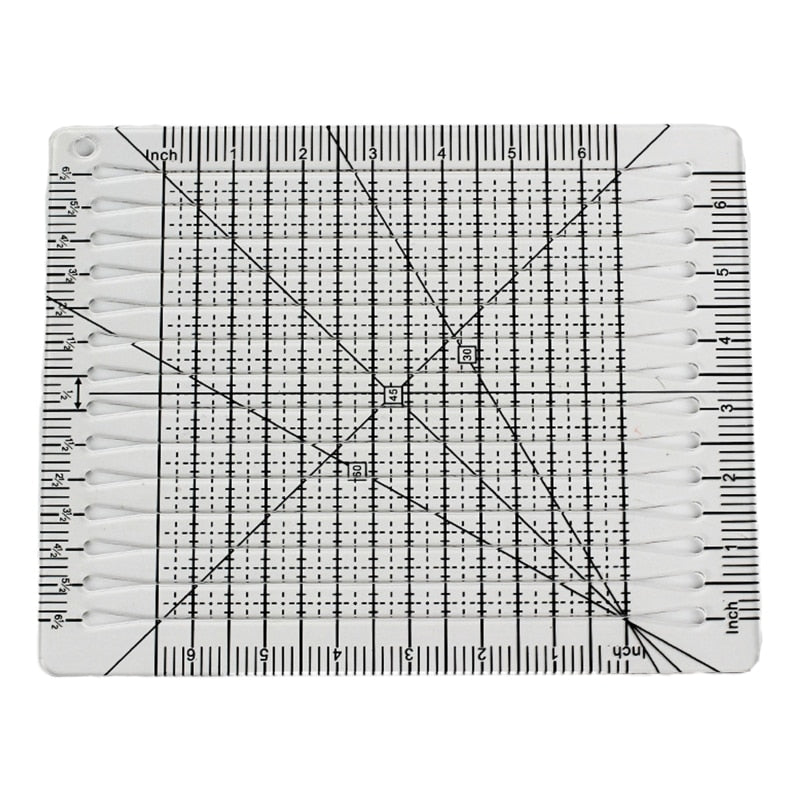 EasySew™ 5-in-1 Ruler for cutting fabric